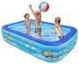 Siebwin Piscina Infantil, Piscina Hinchable Niños y Familia 205x145x50cm 3 Capas Engrosada Piscina de Jardín