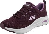 Skechers Arch Fit Glee For All, Zapatillas Mujer, Purple, 37.5 EU