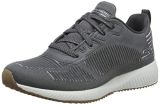 Skechers BOBS SQUAD GLAM LEAGUE, Zapatillas para Mujer, Gray Engineered