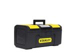 STANLEY 1-79-216 – Caja de herramientas con autocierre, 38.4 x 22 x 16.2, Color Negro, Amarillo