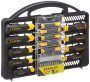 Stanley STHT0-62141 – Juego de destornilladores 34 piezas, 13 destornilladores y 20 puntas, Destornilladores Phillips y Torx + Destornillador de precisión, Estuche sintético, Mango ergonómico