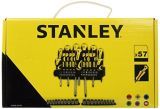 STANLEY STHT0-62143 – Set de 57 piezas, destornilladores y puntas de destornillador de 25 mm – Mangos blandos grandes – Hoja de acero