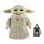 Star Wars Peluche de Baby Yoda de El Mandaloriano, Sonidos y Movimientos, Blando con Base Robusta, 28 cm, Regalo para Adultos y Niños de 3+ Años, GWD87