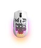 SteelSeries Aerox 3 Wireless Snow (2022) – Ratón gaming superligero – Diseño resistente al agua de 68 g