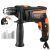 Taladro, Tacklife 710W Mejorado Taladro Percutor, Taladro Eléctrico 2800RPM, 10 Brocas y Tope de Profundidad, Martillo Taladro 2 Funciones en 1, Portabroca de 13mm, Empuñadura Giratoria 360° PID01A
