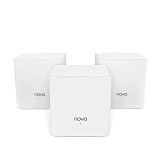 Tenda Nova MW3 Mesh – Router Sistema WiFi de Red en Malla (AC1200, 2.4GHz +5 GHz, Plug and Play, Mu-MIMO