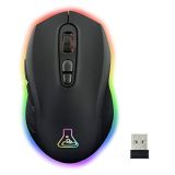 THE G-LAB Kult Neon Ratón Gaming Inalámbrico Recargable Preciso y Sensible -Ratón Inalámbrico Gaming 2400