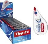 Tipp-Ex Mini Pocket Mouse Cinta Correctora – 6 m x 5 mm, caja de 10 Unidades, óptimo para oficinas, Multicolor