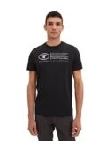TOM TAILOR Hombre Camiseta 1035611, 29999 – Black, XXL