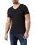 Tommy Hilfiger Core Stretch Slim Vneck tee Camiseta, Negro (Flag Black 083)