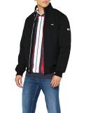 Tommy Hilfiger TJM Essential Padded Jacket Chaqueta, Negro (Black), L para Hombre