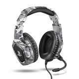 Trust Gaming Cascos PS4 y PS5 Auriculares de Gaming GXT 488 Forze-G, Licencia Oficial para Playstation, Micrófono Plegable, Altavoces Activos de 50 mm, Cable Trenzado de Nailon de 1.2 m, Gris