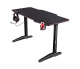 Trust Gaming Mesa para Gaming XL 140 x 66 cm GXT 1175 Imperius – Mesa Ordenador, Escritorio con Sistema de Gestión de Cables, Mesa Completamente Recubierta de Alfombrilla – Negro