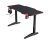 Trust Gaming Mesa para Gaming XL 140 x 66 cm GXT 1175 Imperius – Mesa Ordenador, Escritorio con Sistema de Gestión de Cables, Mesa Completamente Recubierta de Alfombrilla – Negro