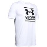Under Armour Ua Gl Foundation, Camiseta De Manga Corta Hombre, Blanco (white Black), S