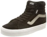 Vans Filmore Hi, Sneaker Mujer, Suede Metallic Black/Hematite, 39 EU