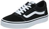 Vans Ward, Zapatillas Hombre, Suede Canvas Black White, 42 EU