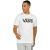 Vans Classic Drop V Camiseta, White-Black, M para Hombre