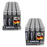 Varta Power On Demand – Pilas alcalinas AA / LR6 / Mignon (Pack de 40 Unidades, 1.5 V) + Pilas AAA Micro Varta