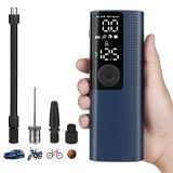 Vastar Inflador Ruedas Coche, Compresor Aire Coche 2000mAH, Compresor Aire Portatil, Utilizado para Neumáticos