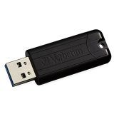 Verbatim Stick USB 3 de 256 GB, Tela a Rayas Negro Ampolla Al por Menor