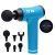 Woxter Fit Gun Blue Pistola de Masaje Muscular Massage Gun con Batería de Litio y 6 Cabezales Intercambiables
