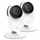 Pack 2x YI Cámara Interior de vigilancia IP, 1080 píxeles, WiFi